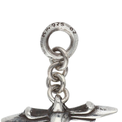 Chrome Hearts ROLY CROSS Charm Silver 925 Size ONE SIZE