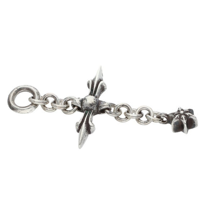 Chrome Hearts ROLY CROSS Charm Silver 925 Size ONE SIZE
