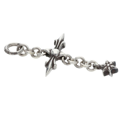 Chrome Hearts ROLY CROSS Charm Silver 925 Size ONE SIZE