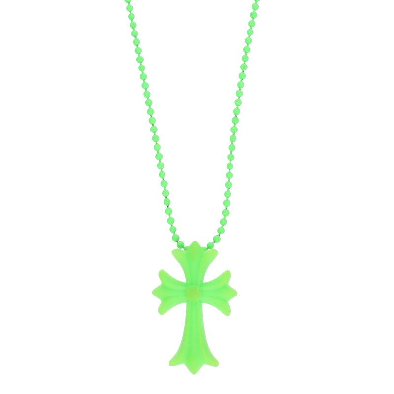 Chrome Hearts FNO Ltd Rubber CH Cross Green Size ONE SIZE