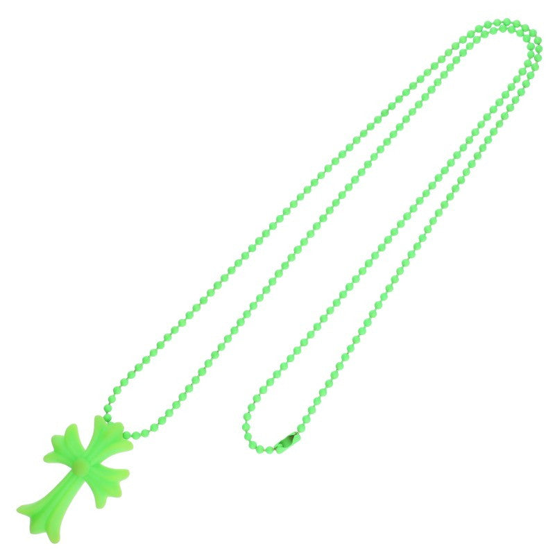 Chrome Hearts FNO Ltd Rubber CH Cross Green Size ONE SIZE