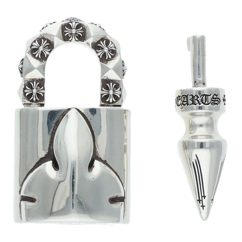 Chrome Hearts Padlock Fleur-Knee Pave Diamond Size ONE SIZE