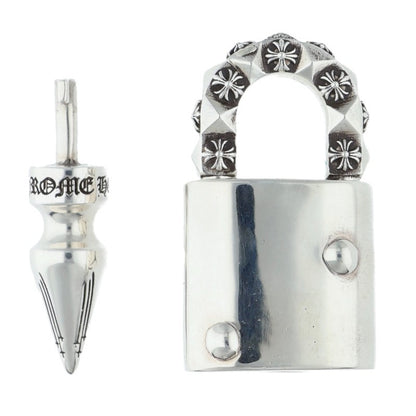 Chrome Hearts Padlock Fleur-Knee Pave Diamond Size ONE SIZE