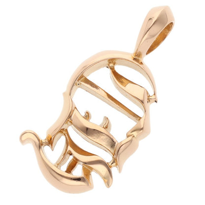 Chrome Hearts 22K CH Logo Pendant Yellow Gold Size ONE SIZE
