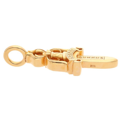 Chrome Hearts 22K Double Dagger Pendant Yellow Size ONE SIZE