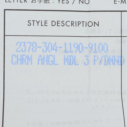Chrome Hearts 22K Angel Medal Pave Charm YG Size ONE SIZE