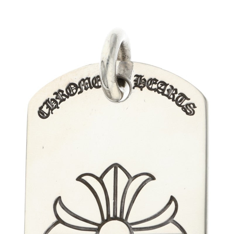 Chrome Hearts Las Vegas Ltd. Large Dog Tag Size ONE Silver