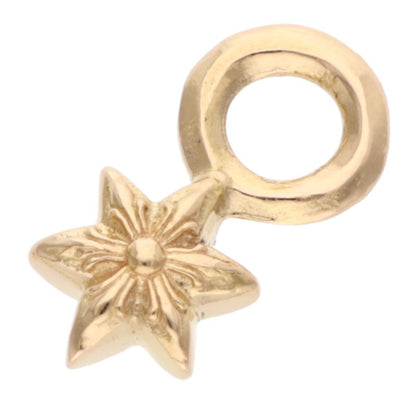 Chrome Hearts 22K Stack Star Charm Yellow Gold Size ONE SIZE