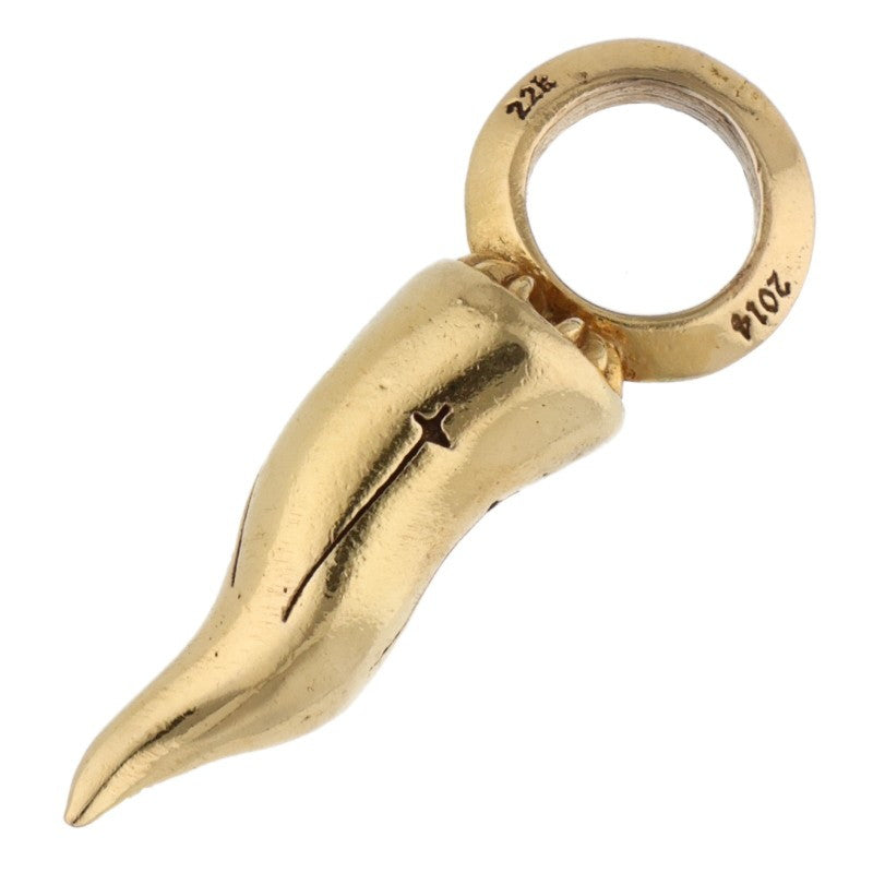 Chrome Hearts 22K Cornicello SML Yellow Gold Size ONE SIZE