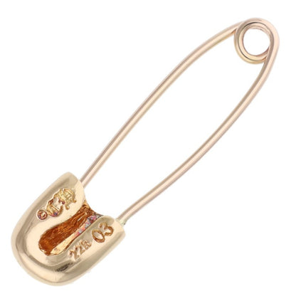 Chrome Hearts 22K Safety Pin S Yellow Gold