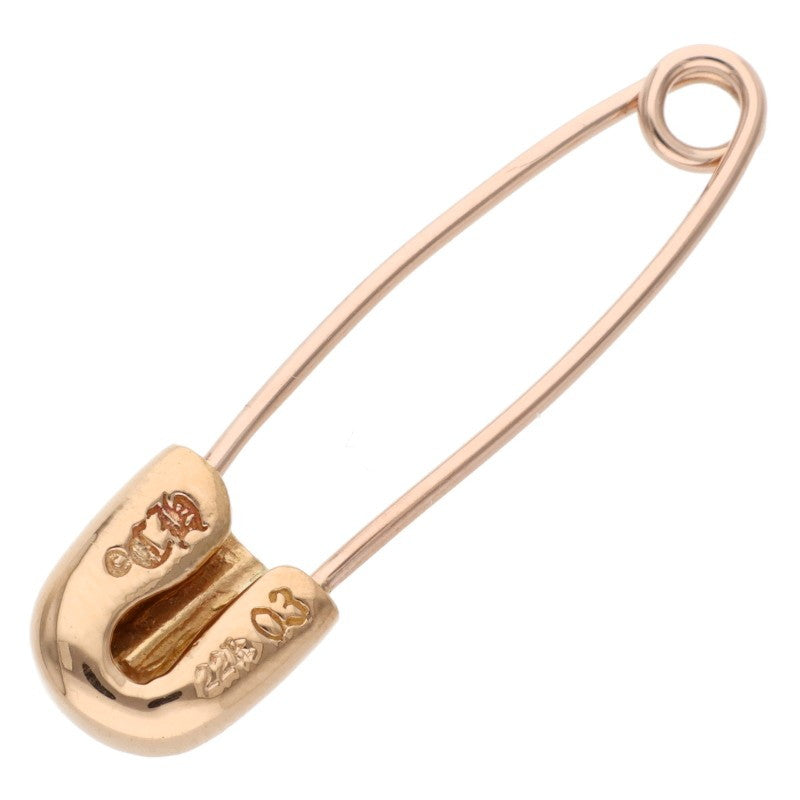Chrome Hearts 22K Safety Pin S 1DIA Yellow Size ONE SIZE