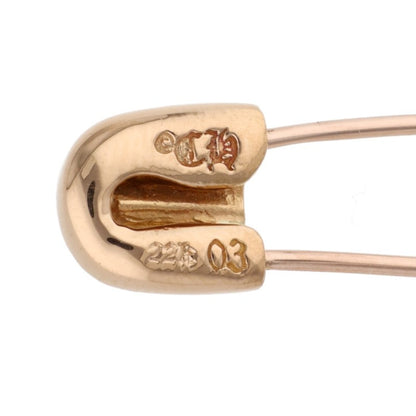 Chrome Hearts 22K Safety Pin S 1DIA Yellow Size ONE SIZE