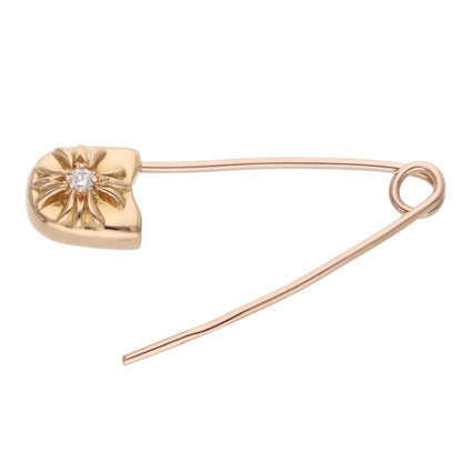 Chrome Hearts 22K Safety Pin S 1DIA Yellow Size ONE SIZE