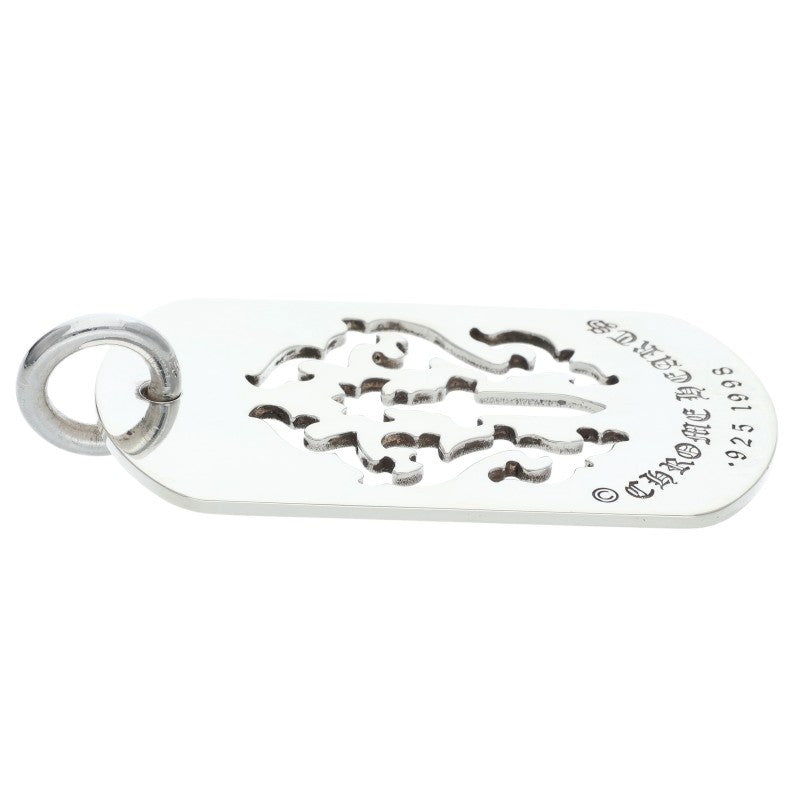 Chrome Hearts 925 Silver Dagger Cutout Dog Tag Size ONE SIZE
