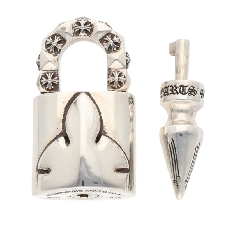 Chrome Hearts 925 Silver Padlock Fleur-Knee Size ONE SIZE