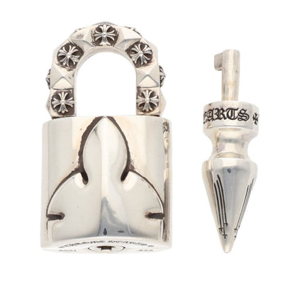 Chrome Hearts 925 Silver Padlock Fleur-Knee Size ONE SIZE