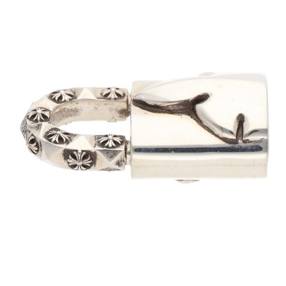 Chrome Hearts 925 Silver Padlock Fleur-Knee Size ONE SIZE