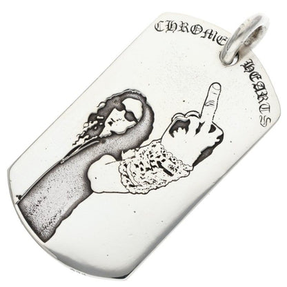 Chrome Hearts Large Dog Tag "RS FUCK YOU" LTD Size ONE SIZE