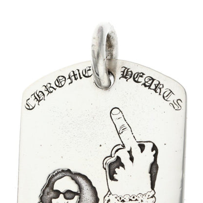 Chrome Hearts Large Dog Tag "RS FUCK YOU" LTD Size ONE SIZE