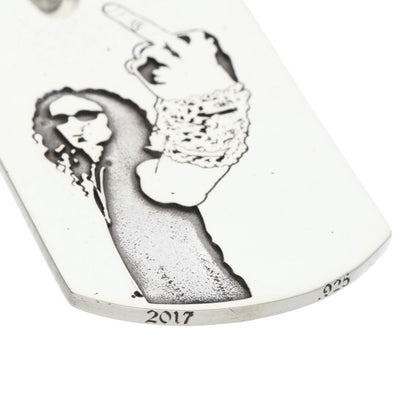Chrome Hearts Large Dog Tag "RS FUCK YOU" LTD Size ONE SIZE