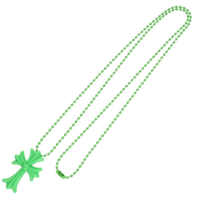 Chrome Hearts Small Rubber Green (Silver 7.55g)