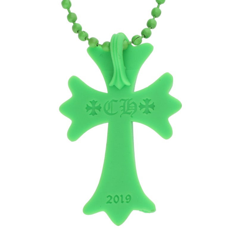 Chrome Hearts Small Rubber Green (Silver 7.55g)