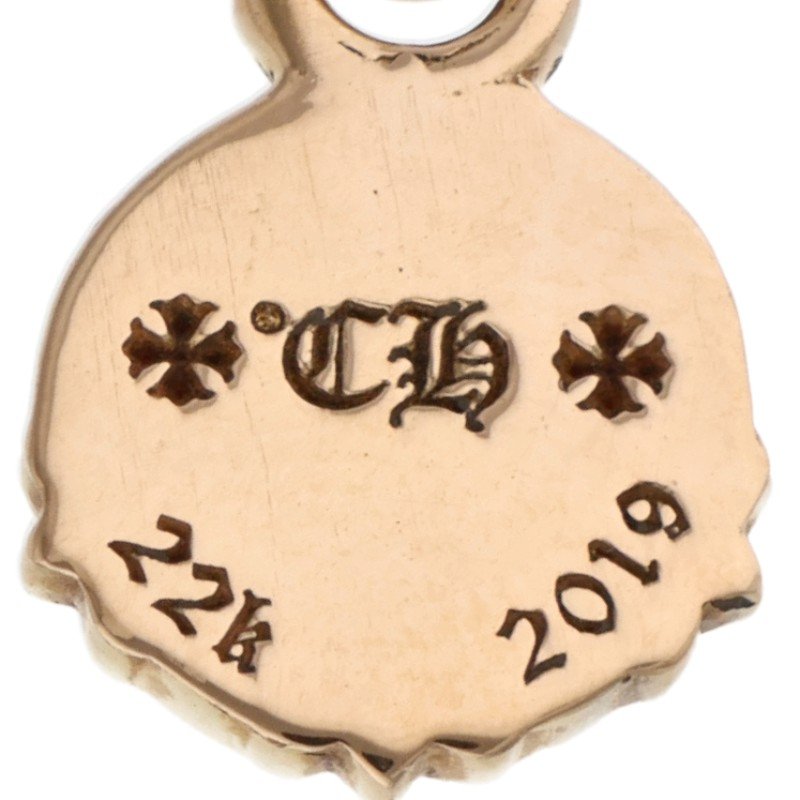 Chrome Hearts 22K Peace Sign Gold Charm Size ONE SIZE