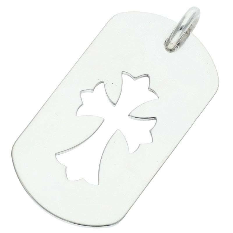 Chrome Hearts Large Dog Tag Cutout Cross Size ONE SIZE