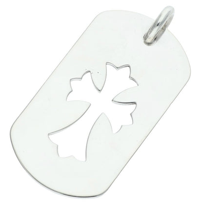 Chrome Hearts Large Dog Tag Cutout Cross Size ONE SIZE
