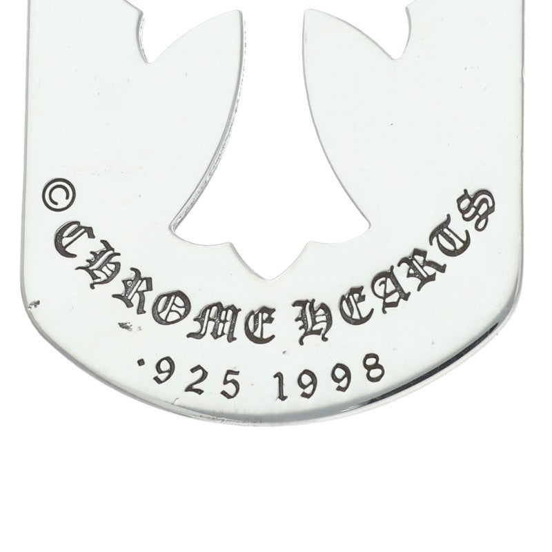 Chrome Hearts Large Dog Tag Cutout Cross Size ONE SIZE