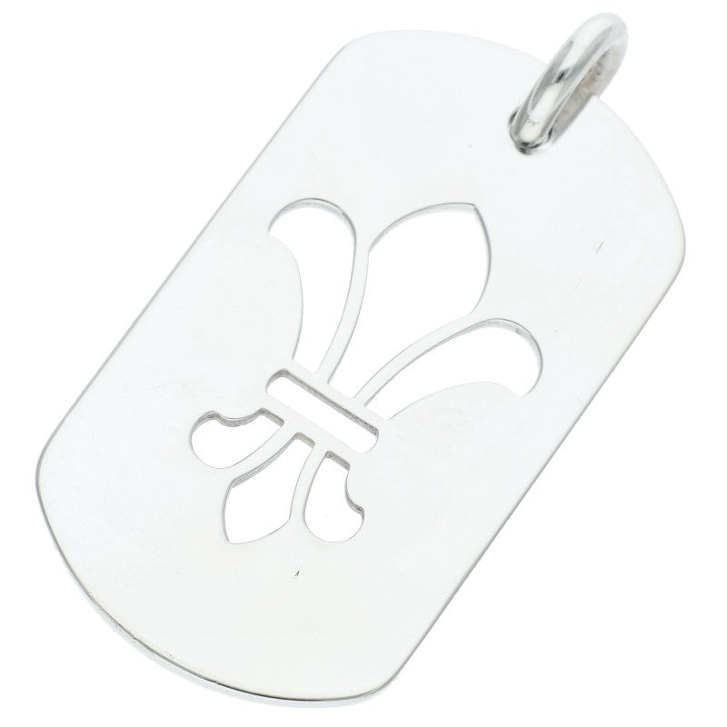 Chrome Hearts Large Dog Tag Silver Size ONE SIZE