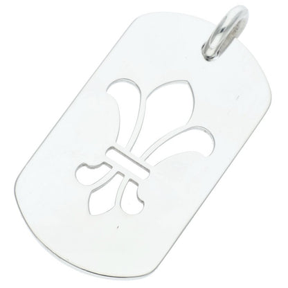 Chrome Hearts Large Dog Tag Silver Size ONE SIZE