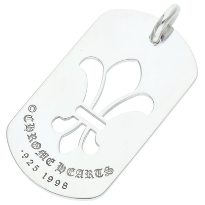 Chrome Hearts Large Dog Tag Silver Size ONE SIZE