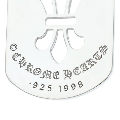 Chrome Hearts Large Dog Tag Silver Size ONE SIZE