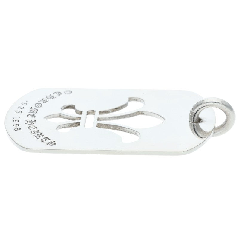 Chrome Hearts Large Dog Tag Silver Size ONE SIZE