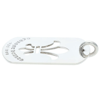 Chrome Hearts Large Dog Tag Silver Size ONE SIZE