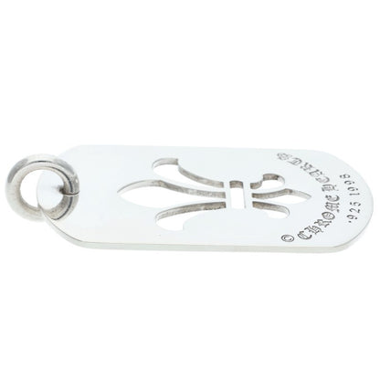 Chrome Hearts Large Dog Tag Silver Size ONE SIZE