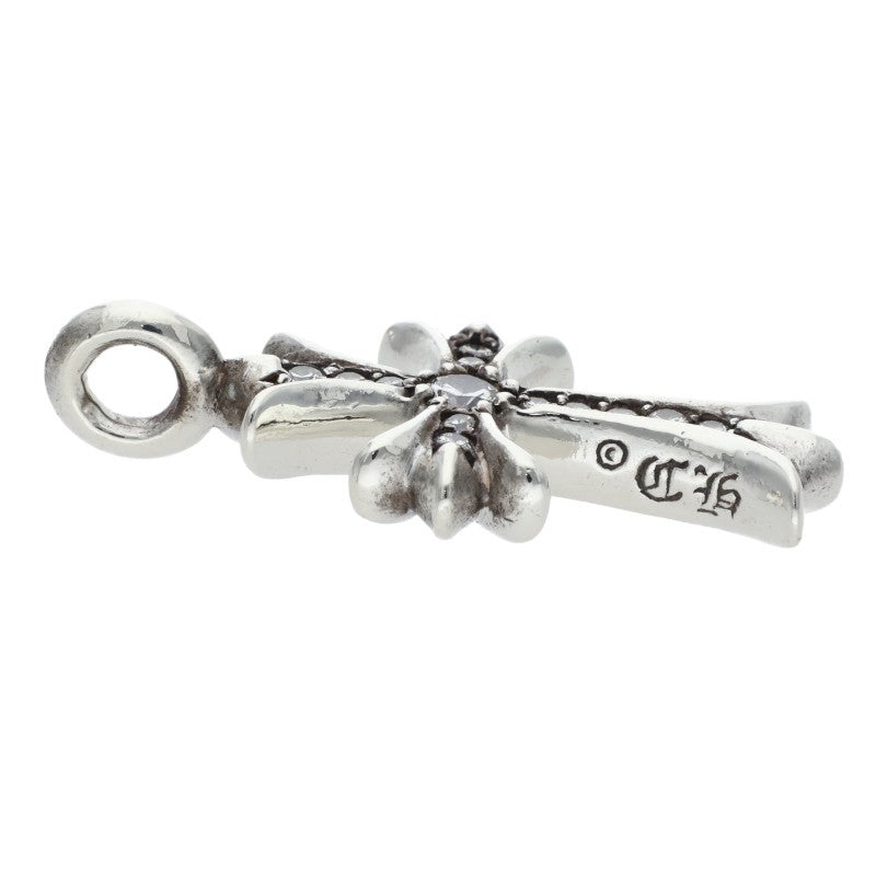 Chrome Hearts Tiny Fat Cross Pave Diamond 925 Size ONE SIZE