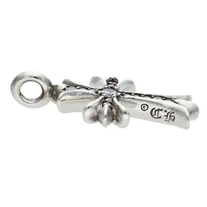 Chrome Hearts Tiny Fat Cross Pave Diamond 925 Size ONE SIZE