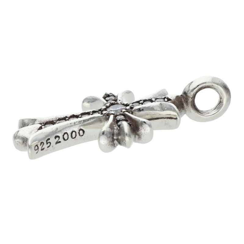 Chrome Hearts Tiny Fat Cross Pave Diamond 925 Size ONE SIZE