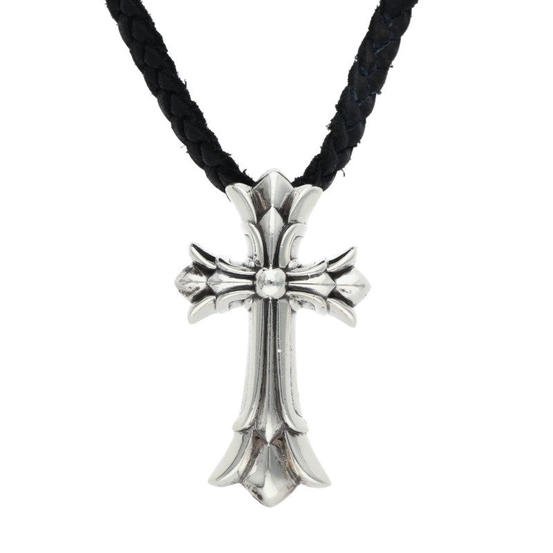 Chrome Hearts Small Double CH Cross Leather Size ONE SIZE