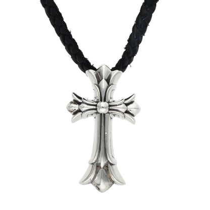 Chrome Hearts Small Double CH Cross Leather Size ONE SIZE