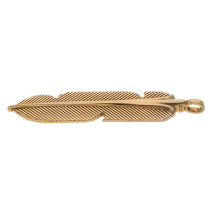 Chrome Hearts 22K Feather Yellow Gold Necklace Size ONE SIZE