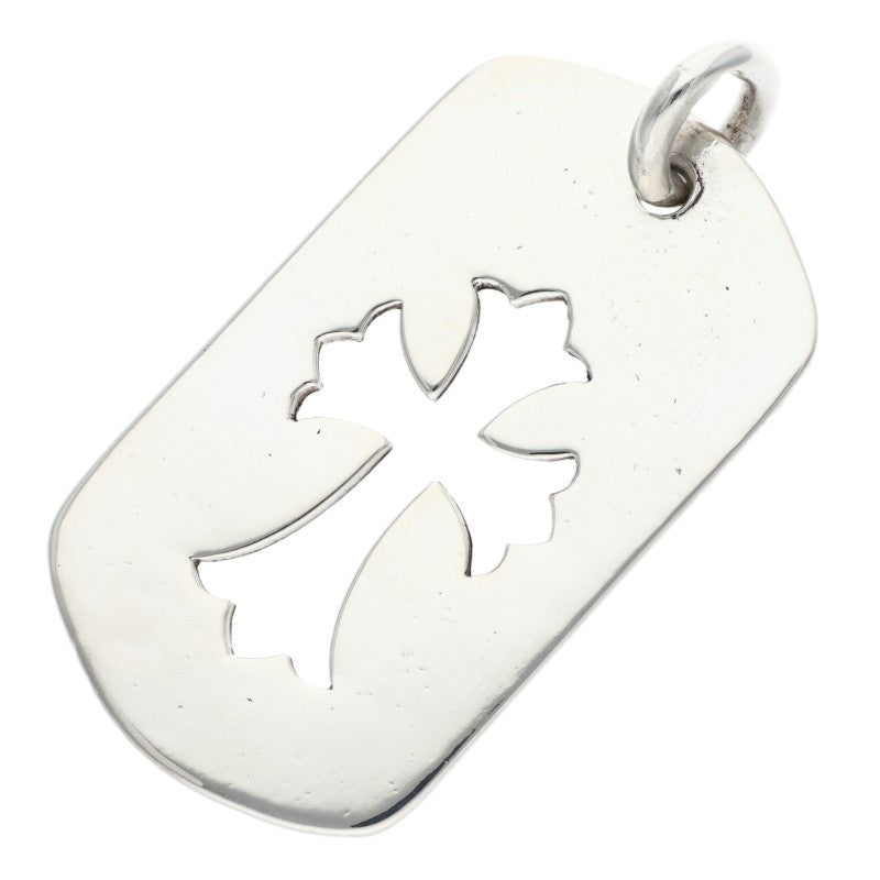 Chrome Hearts Cut Out Cross Large Dog Tag Size ONE SIZE