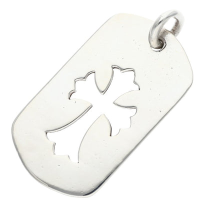 Chrome Hearts Cut Out Cross Large Dog Tag Size ONE SIZE