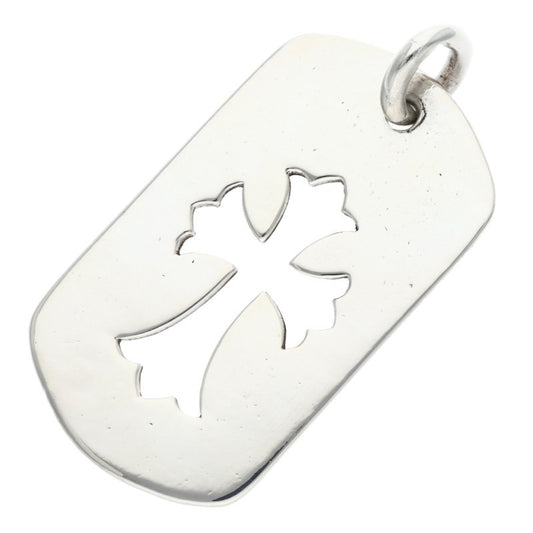 Chrome Hearts Cut Out Cross Large Dog Tag Size ONE SIZE