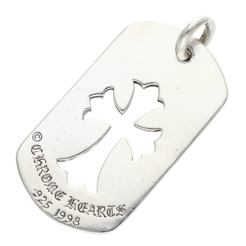 Chrome Hearts Cut Out Cross Large Dog Tag Size ONE SIZE