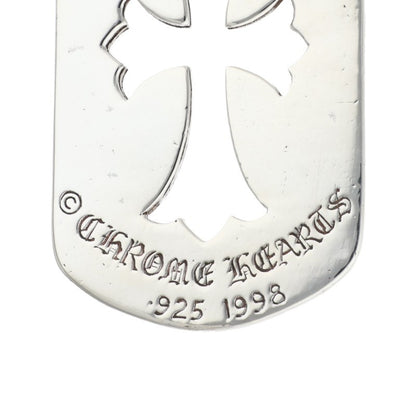 Chrome Hearts Cut Out Cross Large Dog Tag Size ONE SIZE