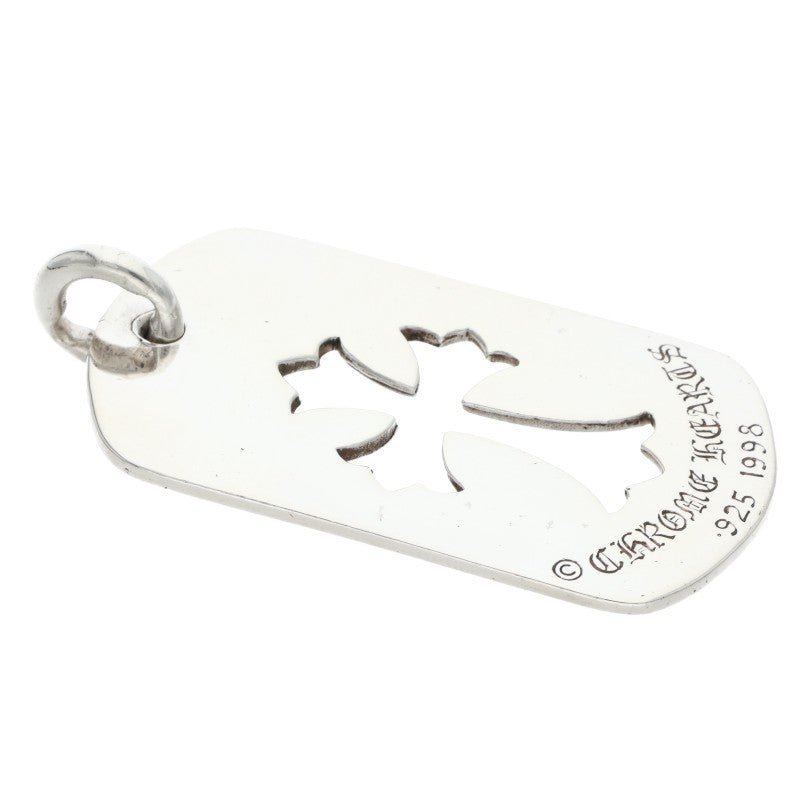 Chrome Hearts Cut Out Cross Large Dog Tag Size ONE SIZE