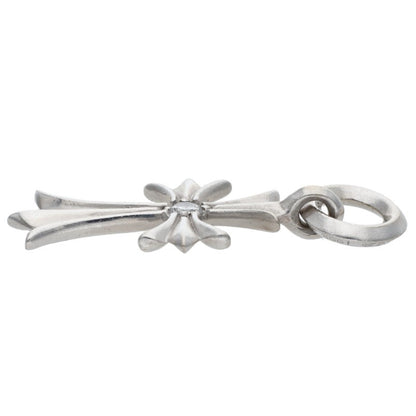 Chrome Hearts 18K Tiny CH Cross 1-Diamond WG Size ONE SIZE
